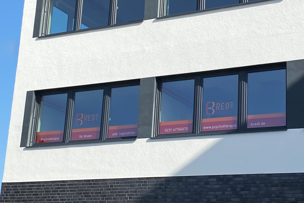 Fensterbeschriftung Dortmund - Bredt Dortmund-Schüren
